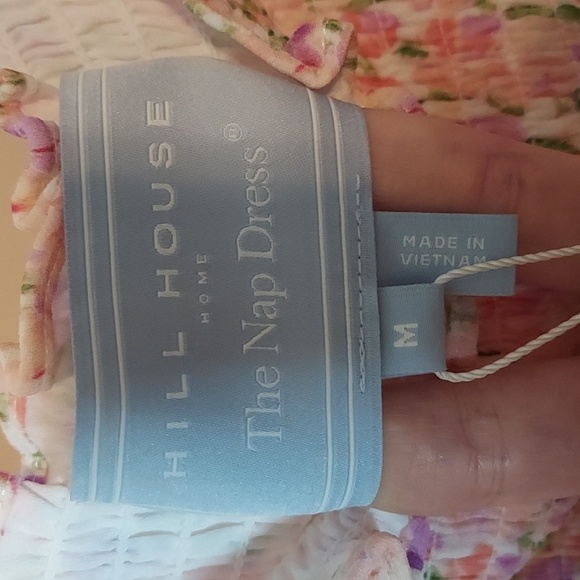 Hill House Grace Mini Nap Dress Pansy Pink Multi Georgette - Picture 9 of 16